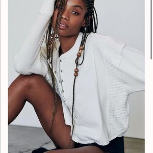 ORANGE Free People Movement Back To Me Layer Long Sleeve size small. Worn once